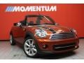 2011 Spice Orange Metallic Mini Cooper Convertible  photo #1