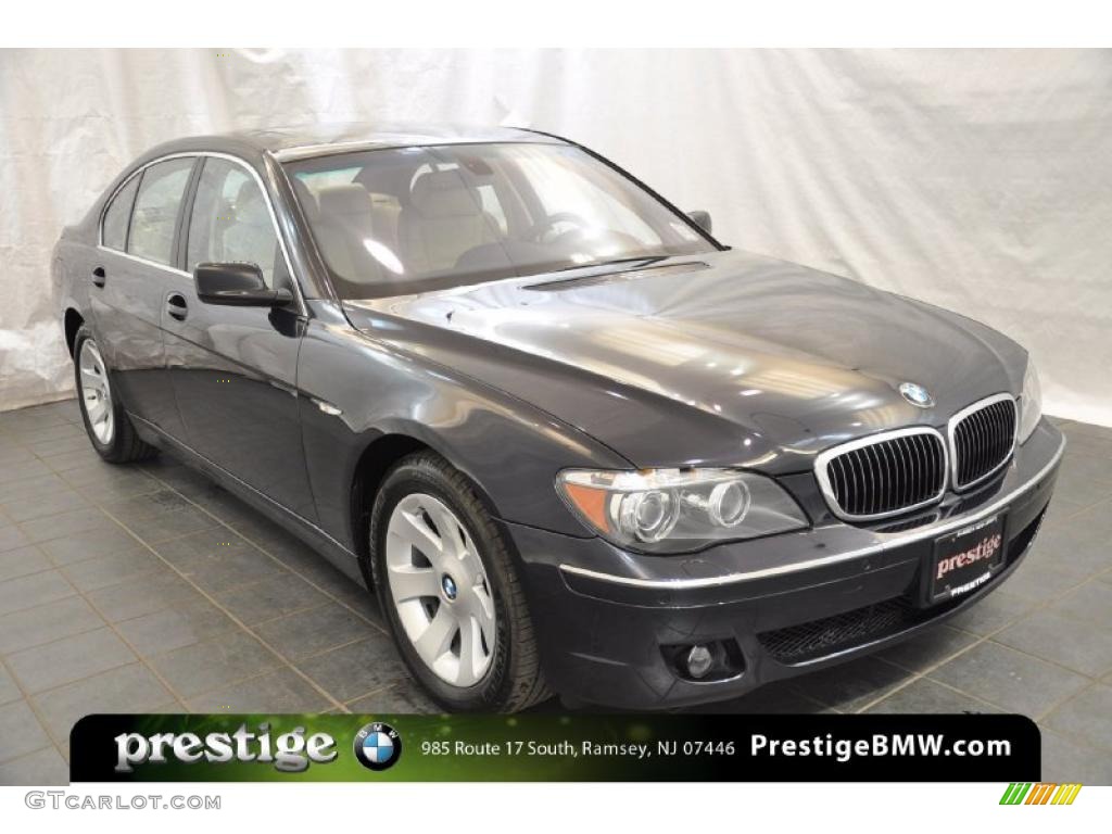 2008 7 Series 750i Sedan - Monaco Blue Metallic / Beige photo #7