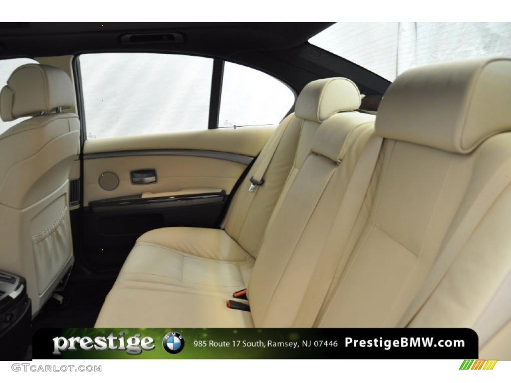 2008 7 Series 750i Sedan - Monaco Blue Metallic / Beige photo #12