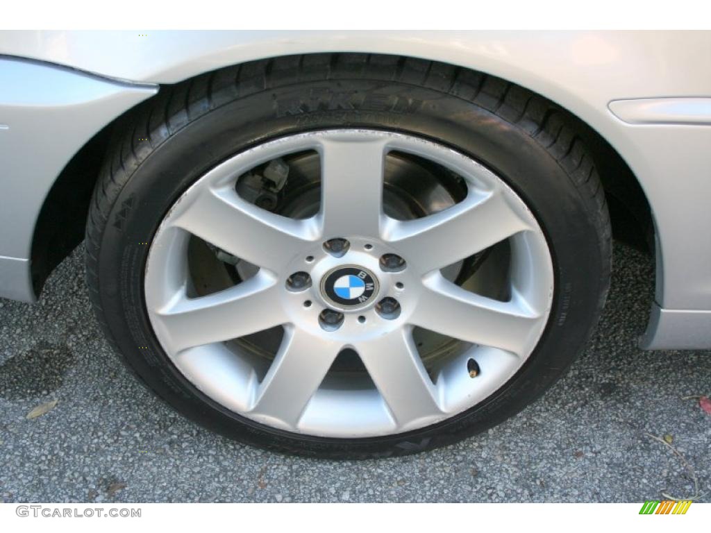 2002 3 Series 325i Coupe - Titanium Silver Metallic / Black photo #21