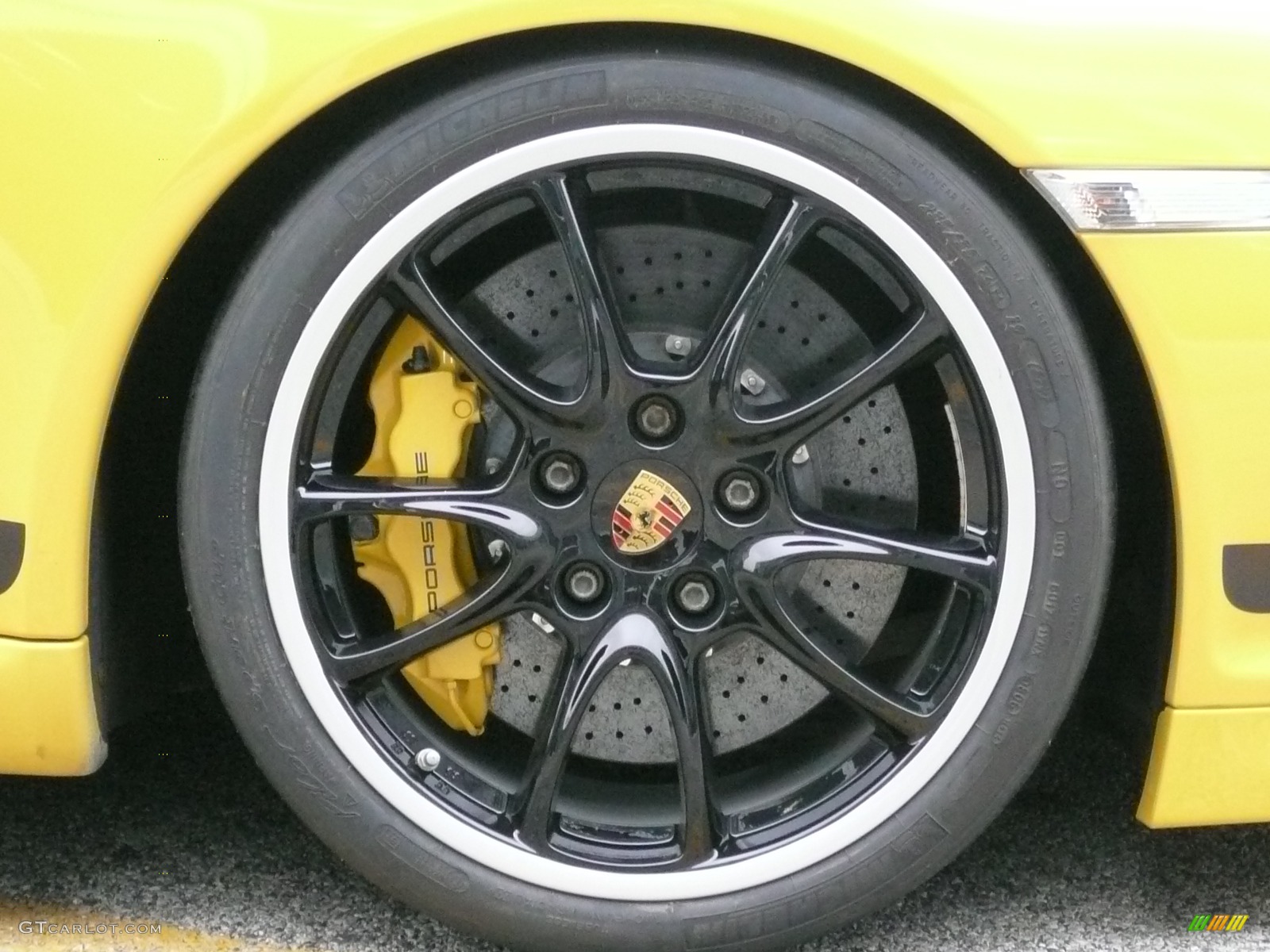 2007 911 GT3 - Speed Yellow / Black w/Alcantara photo #10