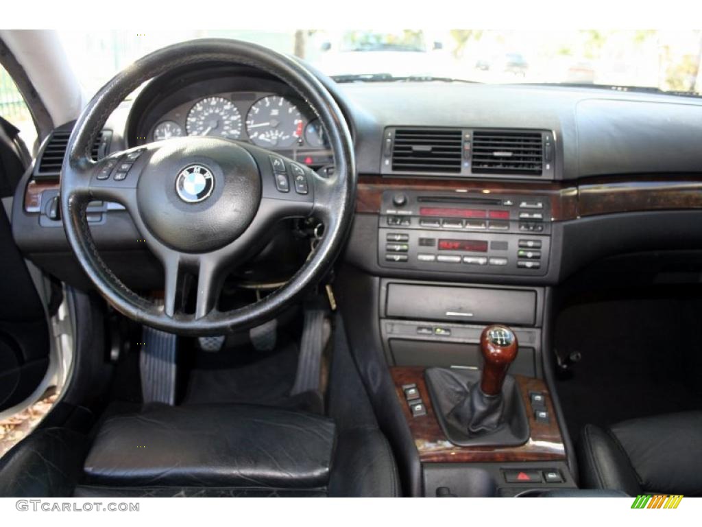 2002 3 Series 325i Coupe - Titanium Silver Metallic / Black photo #57