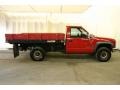 1994 Victory Red Chevrolet C/K 3500 Regular Cab 4x4 Stake Truck  photo #2