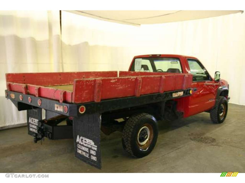 1994 C/K 3500 Regular Cab 4x4 Stake Truck - Victory Red / Red photo #3