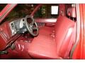  1994 C/K 3500 Regular Cab 4x4 Stake Truck Red Interior