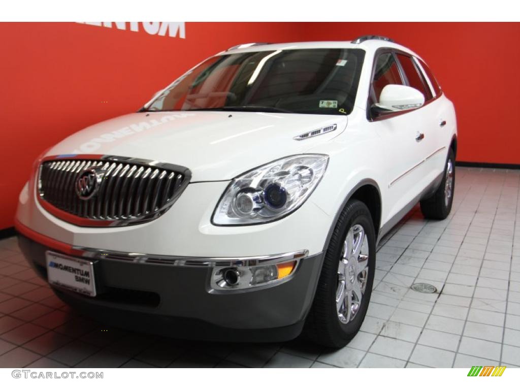 2008 Enclave CXL - White Opal / Cashmere/Cocoa photo #2