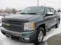 2008 Blue Granite Metallic Chevrolet Silverado 1500 LTZ Crew Cab 4x4  photo #1