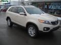 2011 White Sand Beige Kia Sorento EX V6 AWD  photo #1