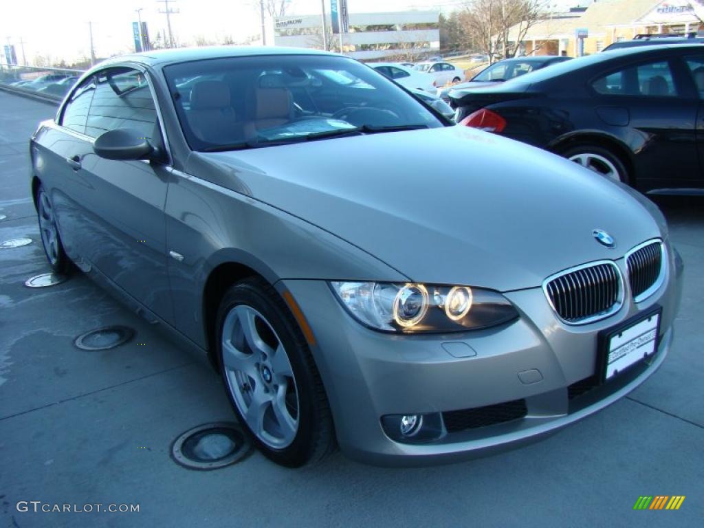 2008 3 Series 328i Convertible - Platinum Bronze Metallic / Saddle Brown/Black photo #3