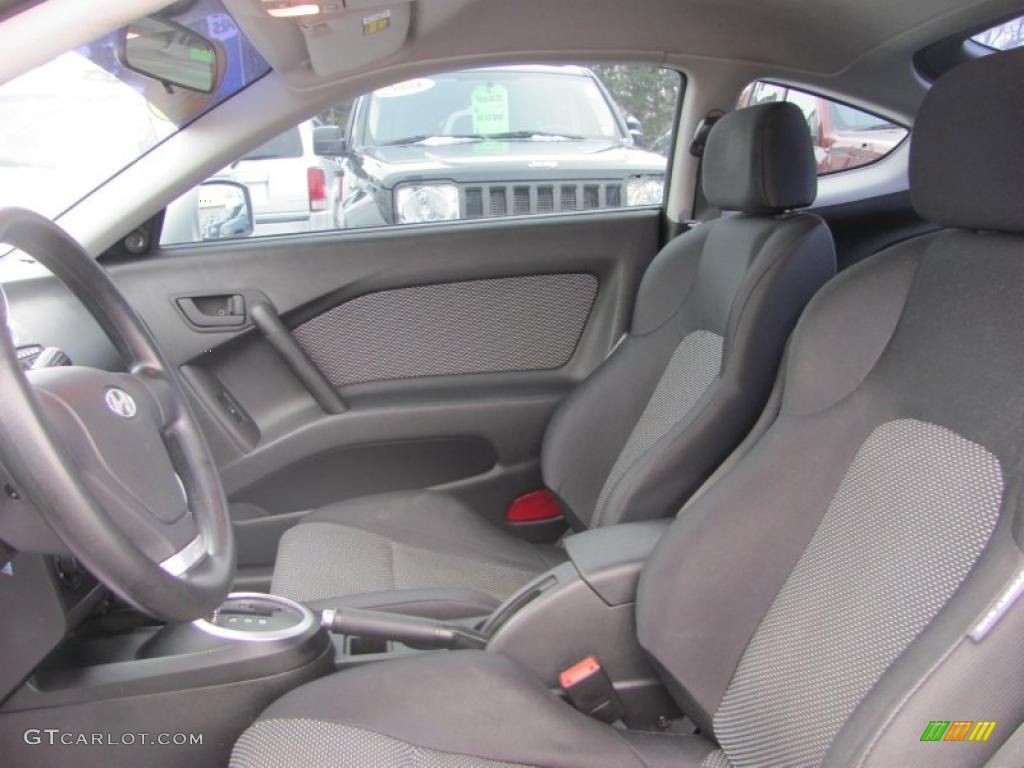 Black Interior 2006 Hyundai Tiburon GS Photo #41911801
