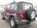 2007 Red Rock Crystal Pearl Jeep Wrangler X 4x4  photo #17