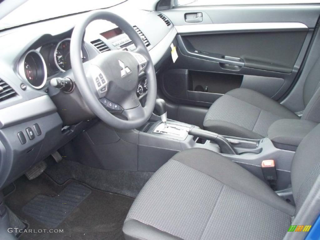 Black Interior 2011 Mitsubishi Lancer Sportback ES Photo #41913841