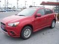 2011 Rally Red Metallic Mitsubishi Outlander Sport ES  photo #1