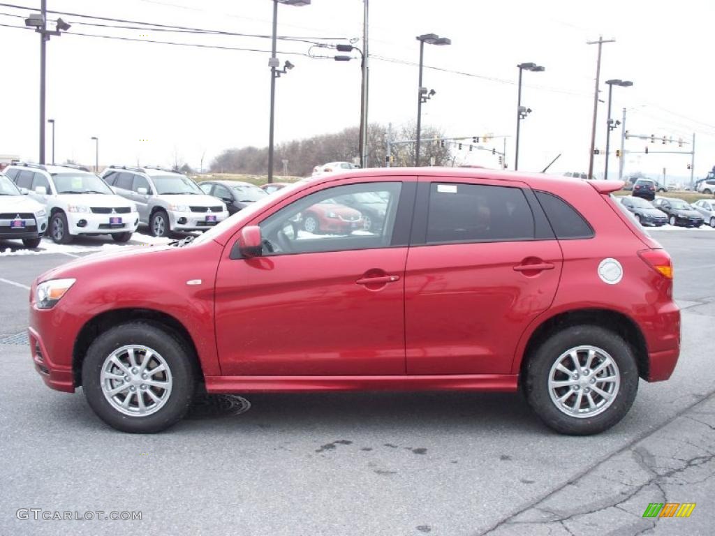 Rally Red Metallic 2011 Mitsubishi Outlander Sport ES Exterior Photo #41914373