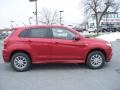 2011 Rally Red Metallic Mitsubishi Outlander Sport ES  photo #6