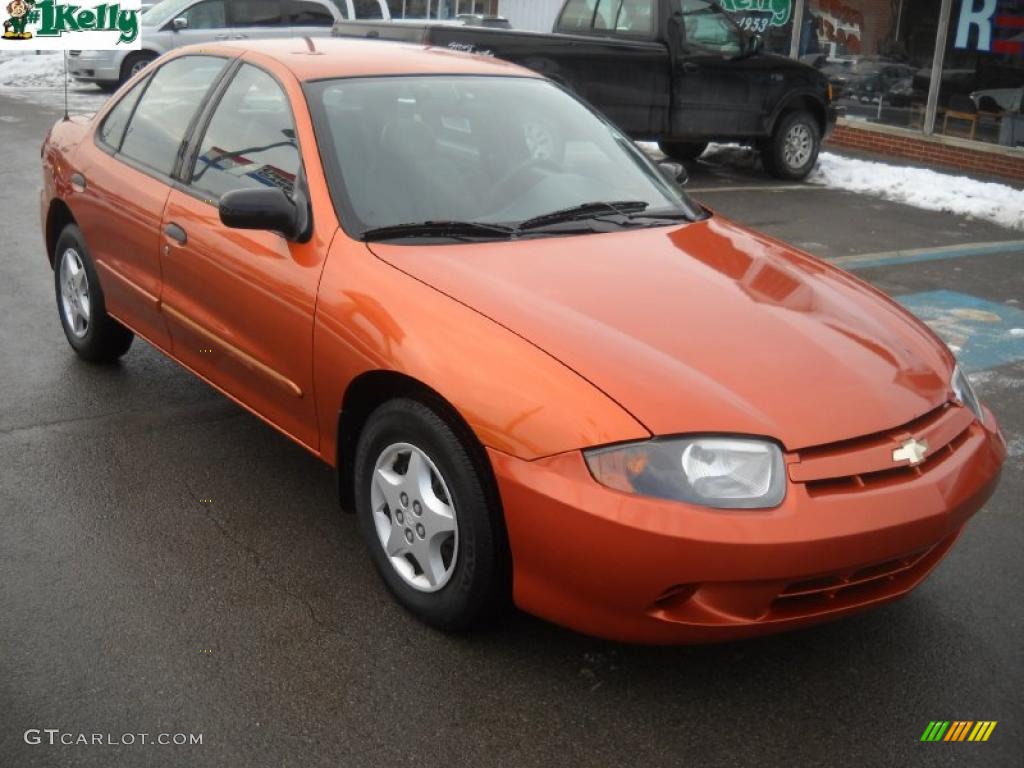 Sunburst Orange Chevrolet Cavalier