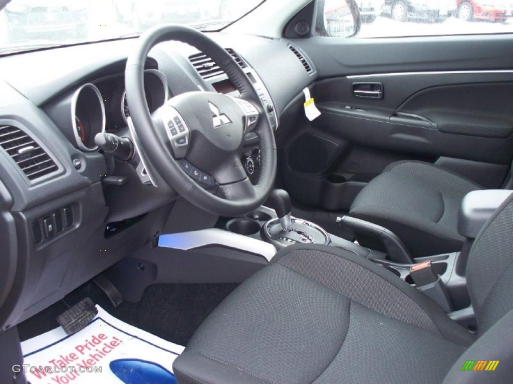 Black Interior 2011 Mitsubishi Outlander Sport ES Photo #41914489