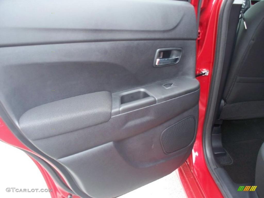 2011 Mitsubishi Outlander Sport ES Black Door Panel Photo #41914713