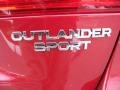 2011 Rally Red Metallic Mitsubishi Outlander Sport ES  photo #30