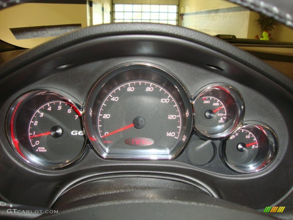 2008 Pontiac G6 GT Convertible Gauges Photo #41915745