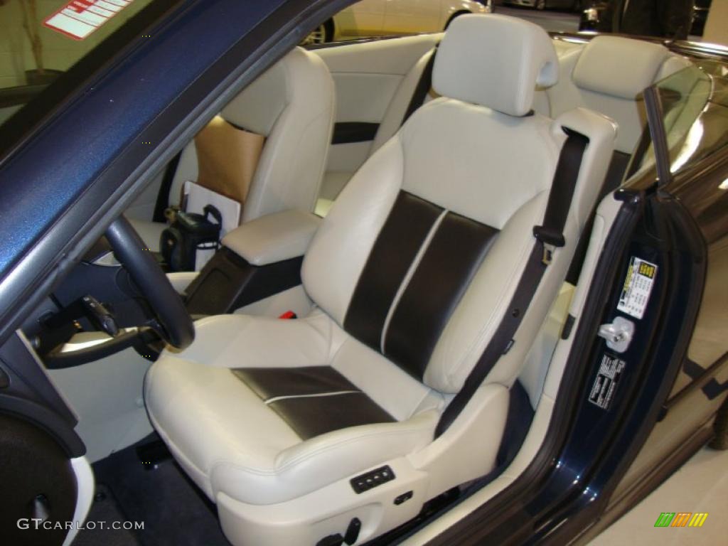Parchment/Black Interior 2007 Saab 9-3 Aero Convertible Photo #41916105