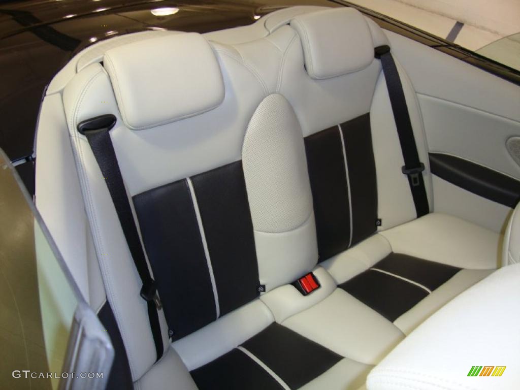 Parchment/Black Interior 2007 Saab 9-3 Aero Convertible Photo #41916165