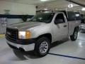 2008 Silver Birch Metallic GMC Sierra 1500 Regular Cab 4x4  photo #2