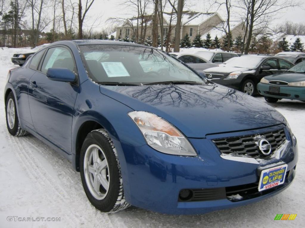 2009 Altima 2.5 S Coupe - Azure Blue Metallic / Charcoal photo #15