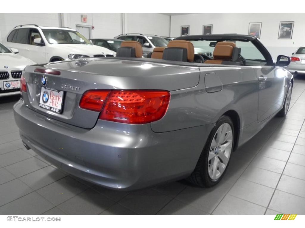 2011 3 Series 328i Convertible - Space Gray Metallic / Saddle Brown Dakota Leather photo #2