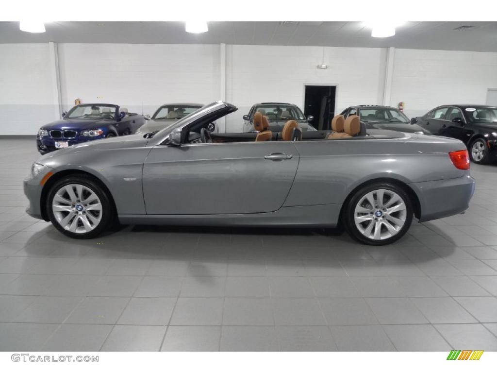 2011 3 Series 328i Convertible - Space Gray Metallic / Saddle Brown Dakota Leather photo #4
