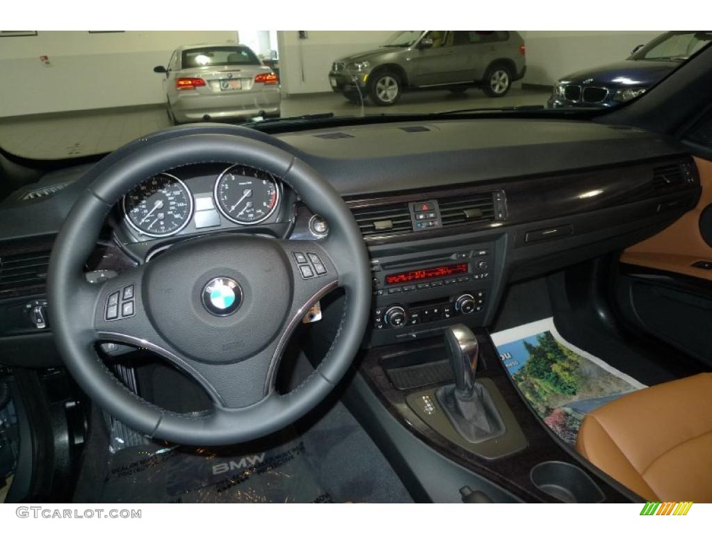 2011 3 Series 328i Convertible - Space Gray Metallic / Saddle Brown Dakota Leather photo #7