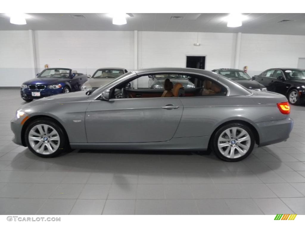 2011 3 Series 328i Convertible - Space Gray Metallic / Saddle Brown Dakota Leather photo #8