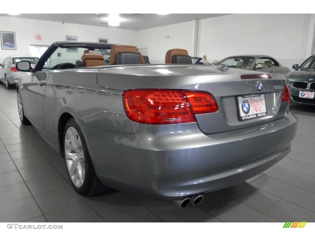 2011 3 Series 328i Convertible - Space Gray Metallic / Saddle Brown Dakota Leather photo #10