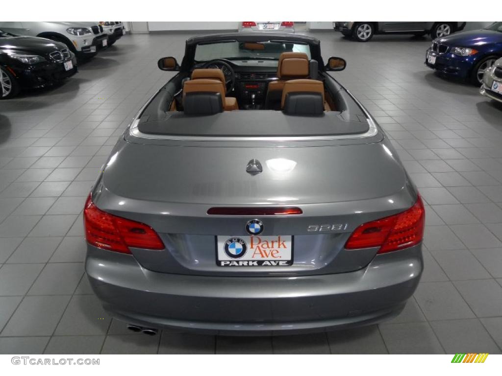 2011 3 Series 328i Convertible - Space Gray Metallic / Saddle Brown Dakota Leather photo #11