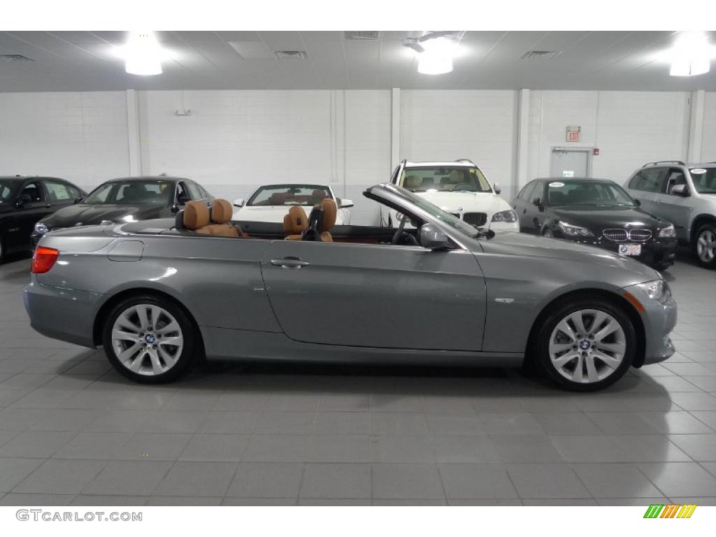 2011 3 Series 328i Convertible - Space Gray Metallic / Saddle Brown Dakota Leather photo #15