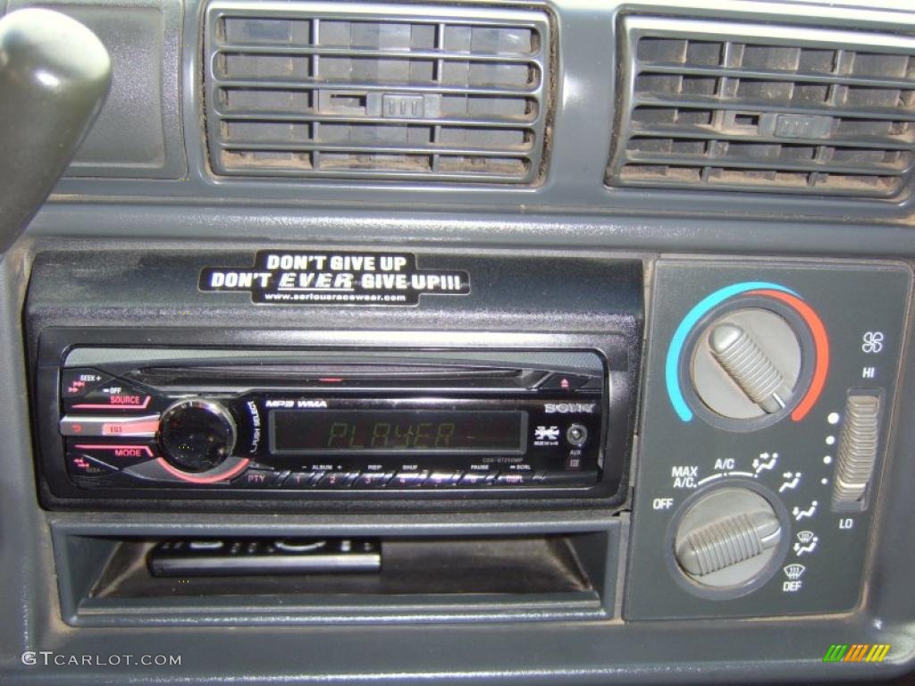 1997 S10 LS Regular Cab - Standard Red / Graphite photo #8