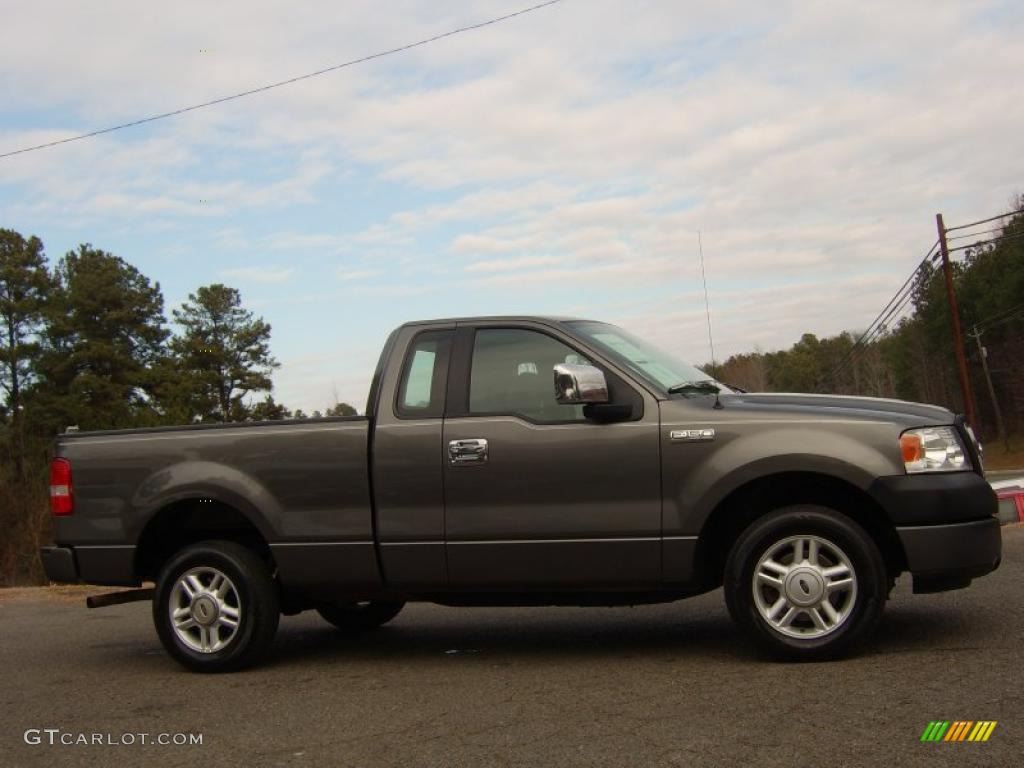 2005 F150 XL Regular Cab - Dark Shadow Grey Metallic / Medium Flint Grey photo #1