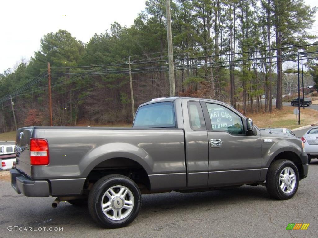 2005 F150 XL Regular Cab - Dark Shadow Grey Metallic / Medium Flint Grey photo #4