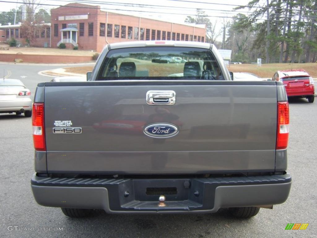 2005 F150 XL Regular Cab - Dark Shadow Grey Metallic / Medium Flint Grey photo #5