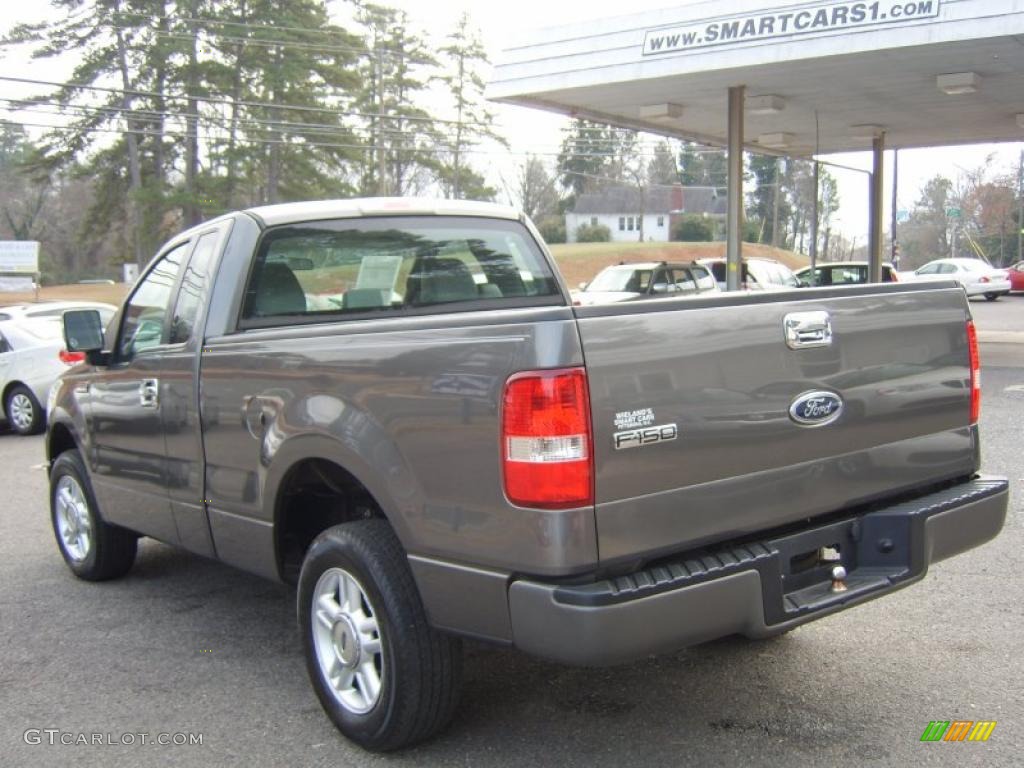 2005 F150 XL Regular Cab - Dark Shadow Grey Metallic / Medium Flint Grey photo #6