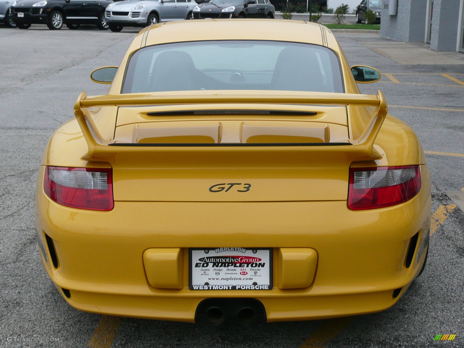 2007 911 GT3 - Speed Yellow / Black w/Alcantara photo #12