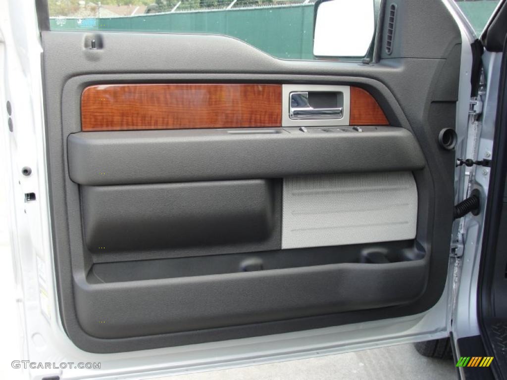 2010 F150 Lariat SuperCrew - Ingot Silver Metallic / Black photo #20