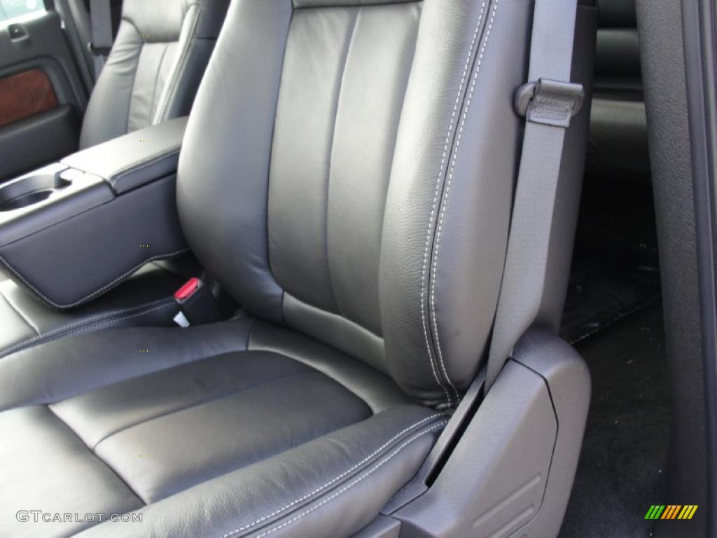 2010 F150 Lariat SuperCrew - Ingot Silver Metallic / Black photo #22