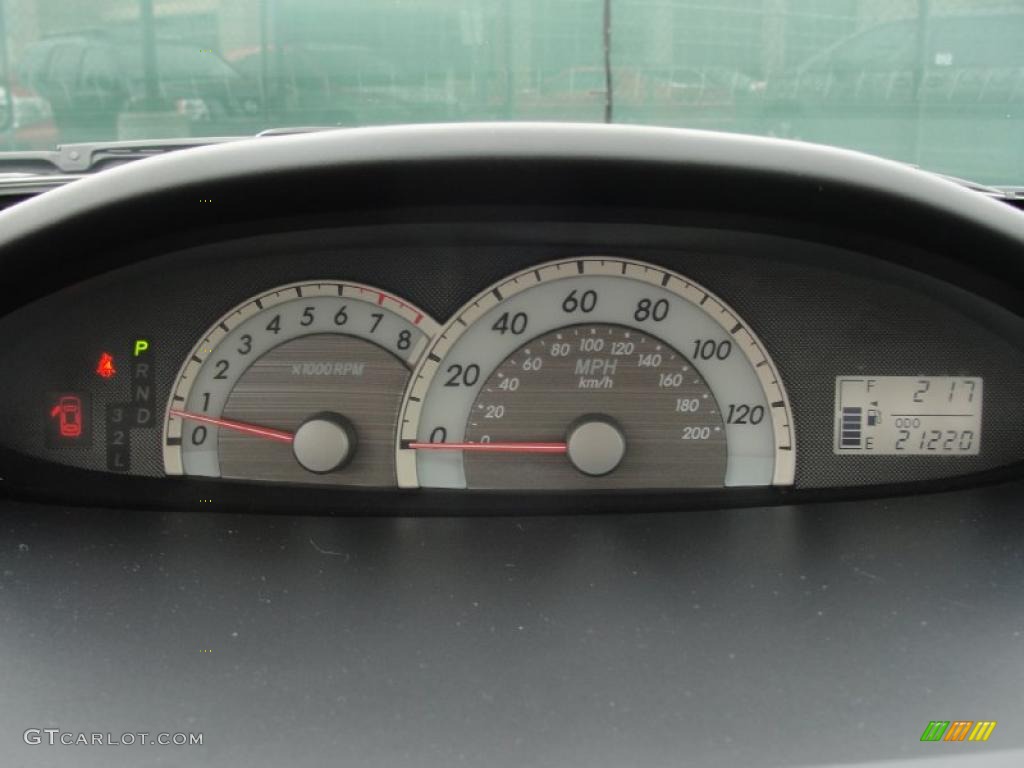 2008 Toyota Yaris Sedan Gauges Photo #41925215