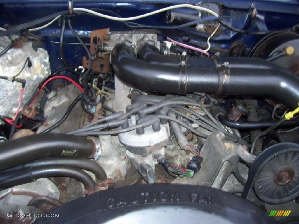 1994 Ford F350 XL Regular Cab 4x4 Chassis 7.5 Liter OHV 16-Valve V8 Engine Photo #41925299