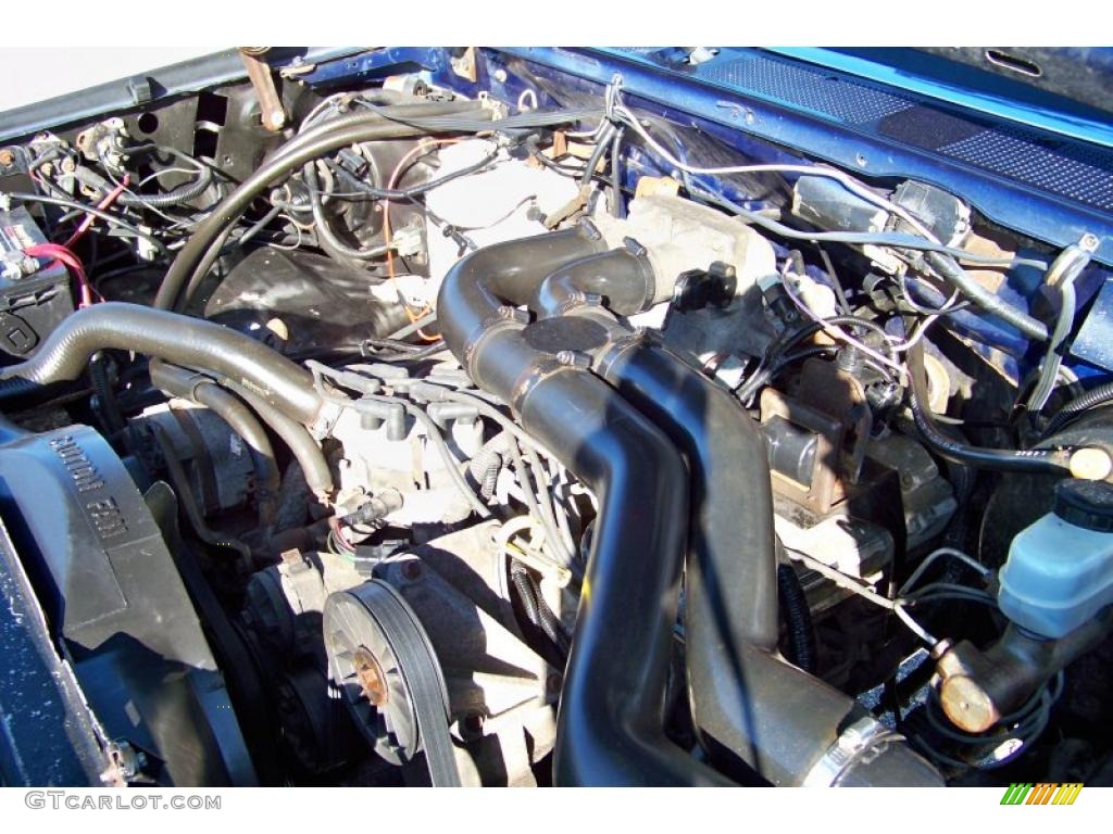 1994 Ford F350 XL Regular Cab 4x4 Chassis Engine Photos