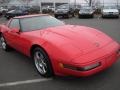 1992 Bright Red Chevrolet Corvette Coupe  photo #2