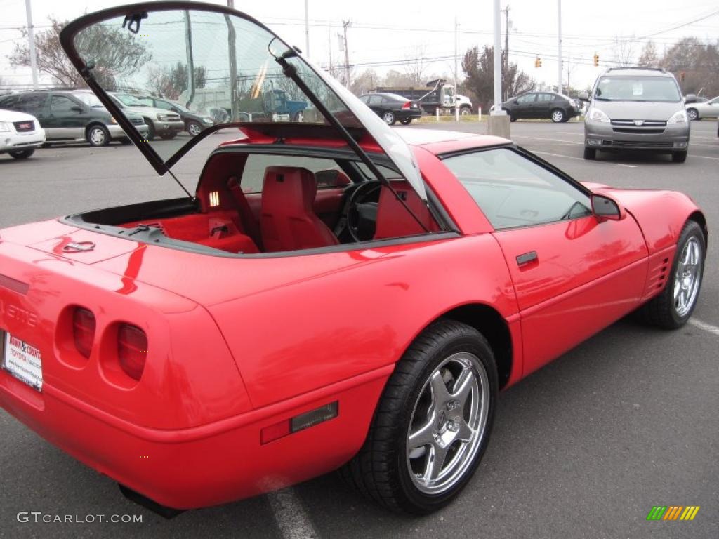 1992 Corvette Coupe - Bright Red / Red photo #6