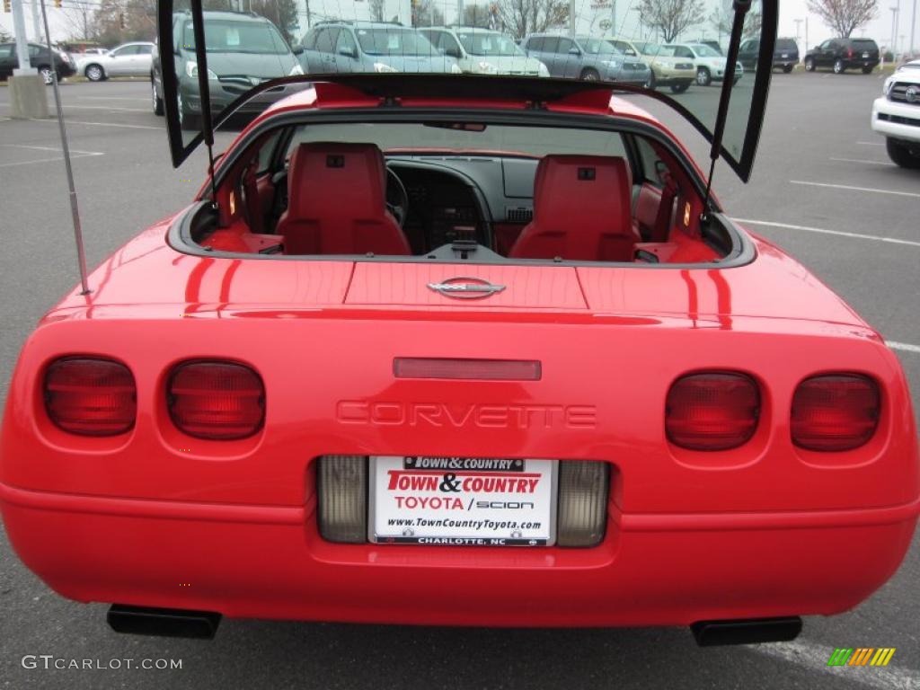 1992 Corvette Coupe - Bright Red / Red photo #7