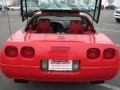 1992 Bright Red Chevrolet Corvette Coupe  photo #7
